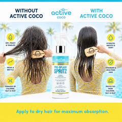 Active COCO spray nozzle detail illustrating simple application and even mist coverage