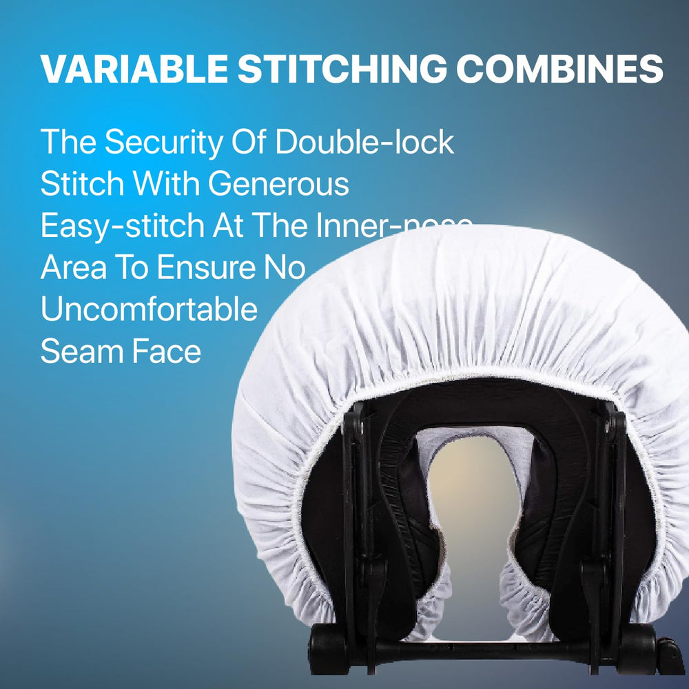 Acuforce label and double-lock stitching highlighting durability and shape retention