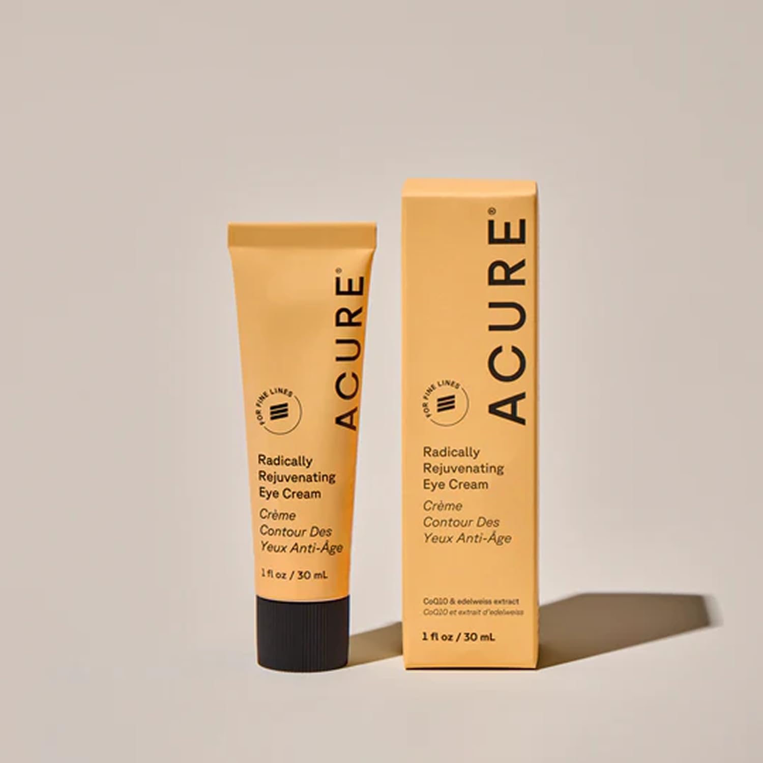 Acure chlorella ingredient display, plant-derived antioxidant highlight