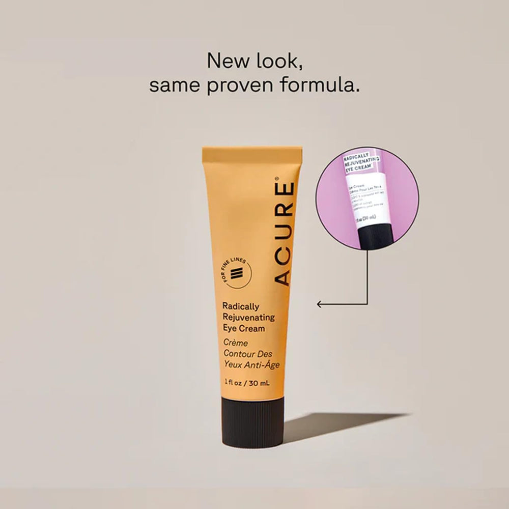 Acure jar open showing creamy texture, lightweight formula for quick absorption