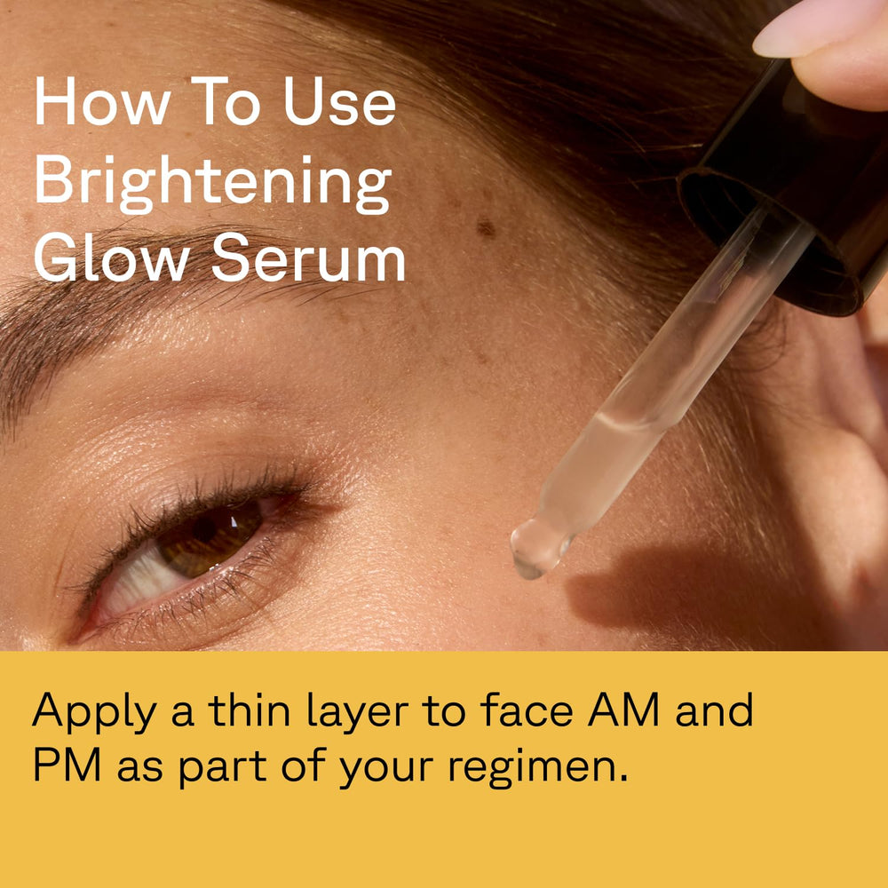 Acure serum applied on wrist absorbing, illustrates lightweight hydration benefit
