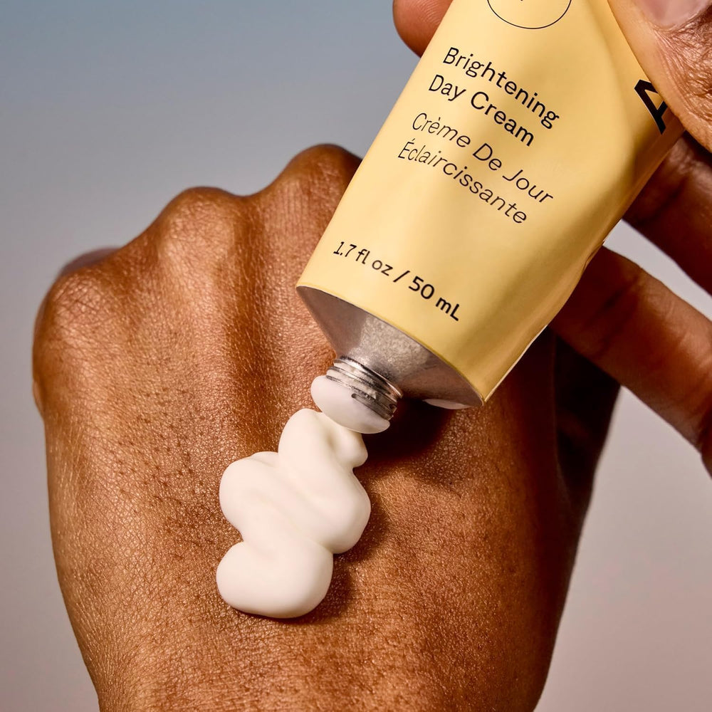 Acure styled bathroom routine lifestyle shot suggesting easy integration into morning rituals