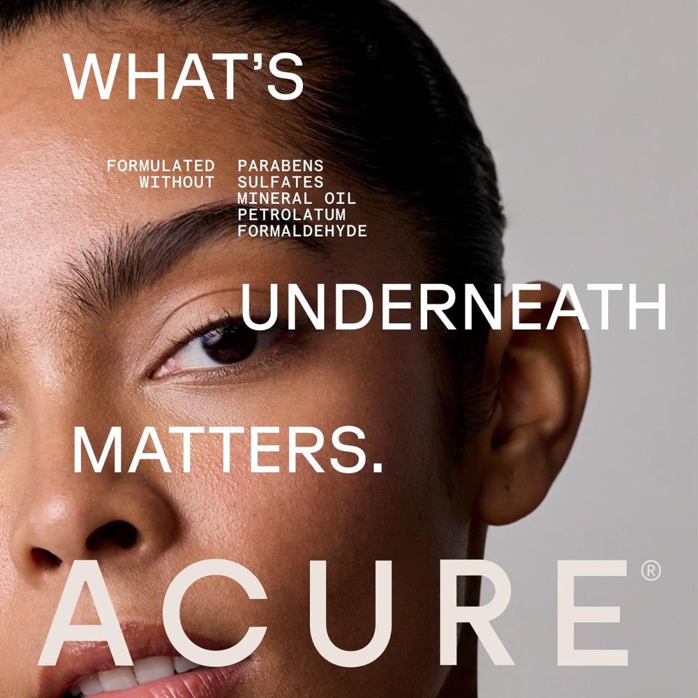 Acure ingredients shot with argan and pumpkin seed for nourishing boost