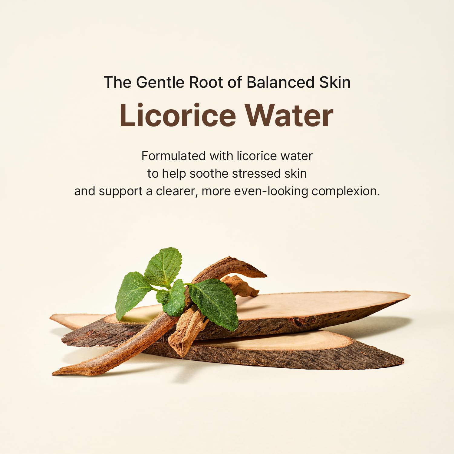 ACWELL label close-up highlighting licorice ingredient and pH 5.5 balance benefit