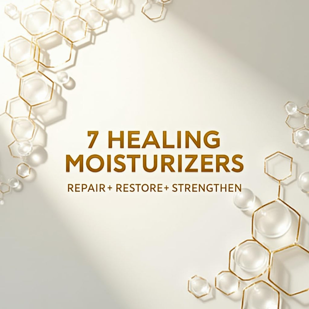 Adamia lotion being absorbed into skin to show barrier-supporting hydration