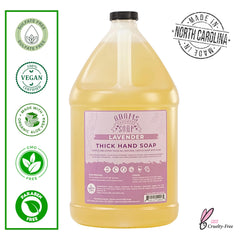 Adams Handmade Soap being poured to reveal thick concentrated texture and efficient use