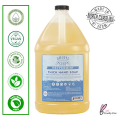 Adams Handmade Soap close-up of thick liquid texture highlighting concentrated formula benefit