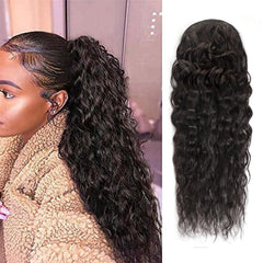 Adette texture close-up of 18 inch water wave hair highlighting soft, natural movement benefit