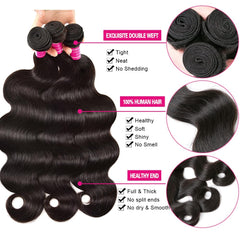 Adigrace close-up of body wave texture highlighting soft, bouncy feel