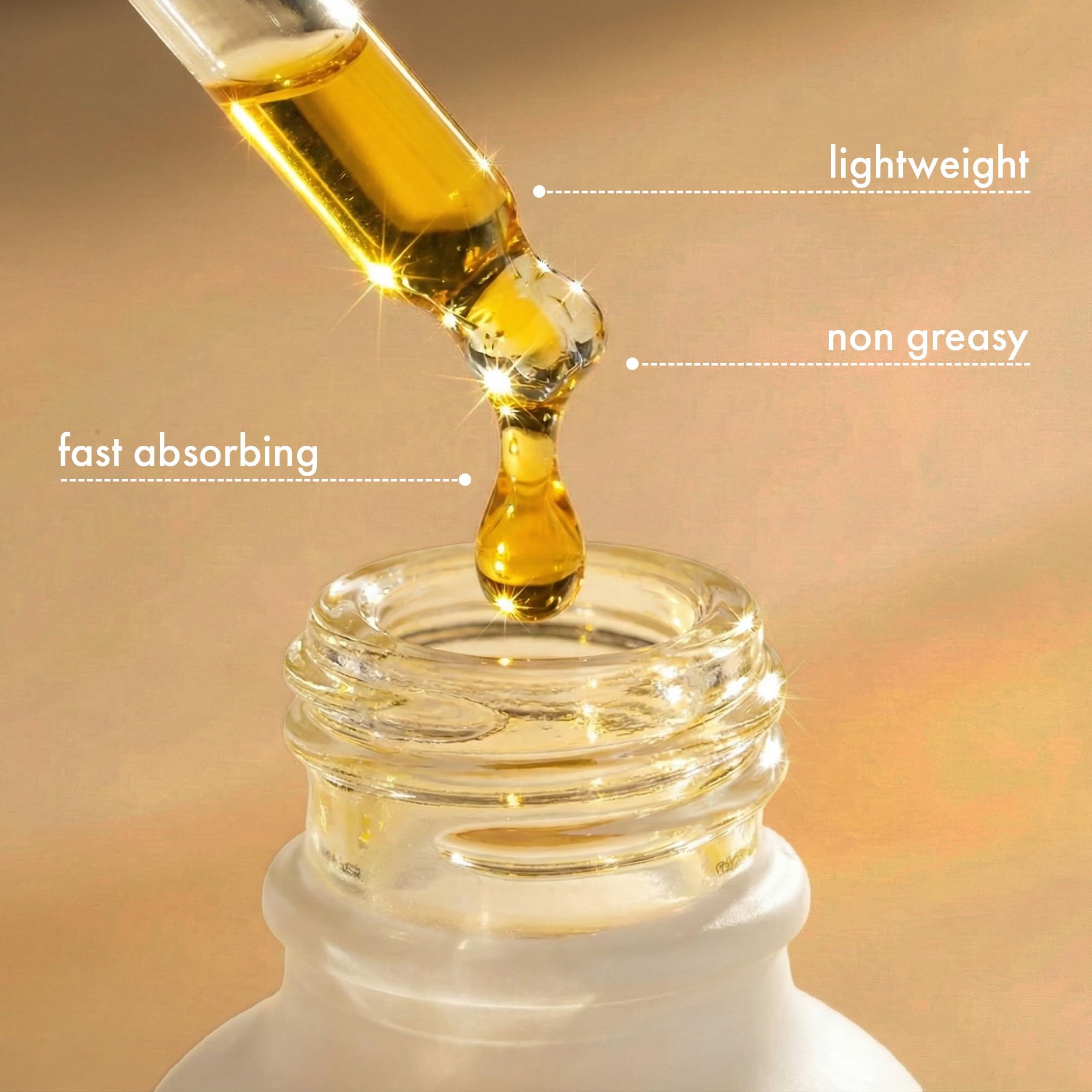 Admire My Skin ingredient jars with oils showing organic botanical blend benefit