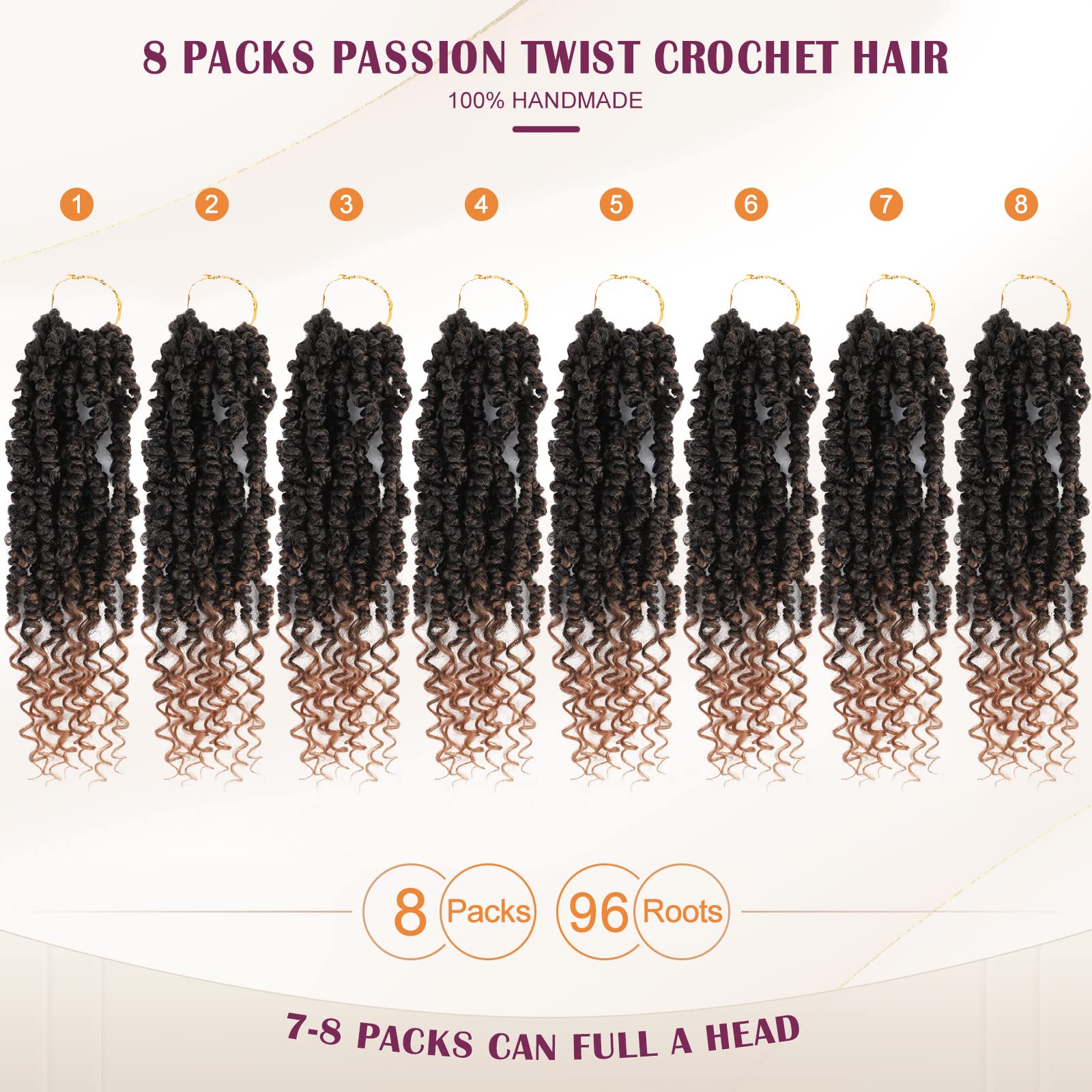 Admutty side profile on model displaying realistic T1B/30 ombre blend