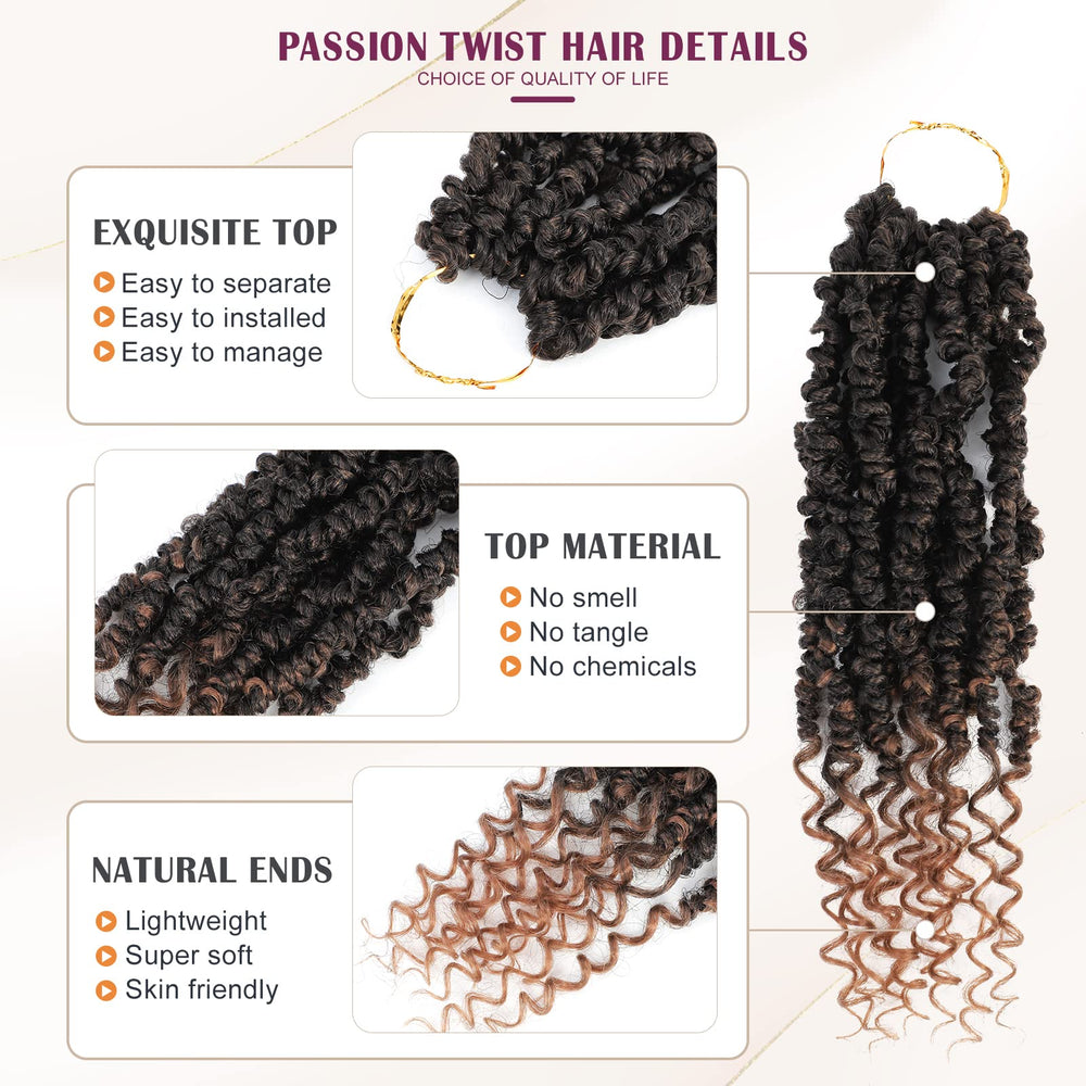 Admutty texture detail showing spring twist curl that holds definition