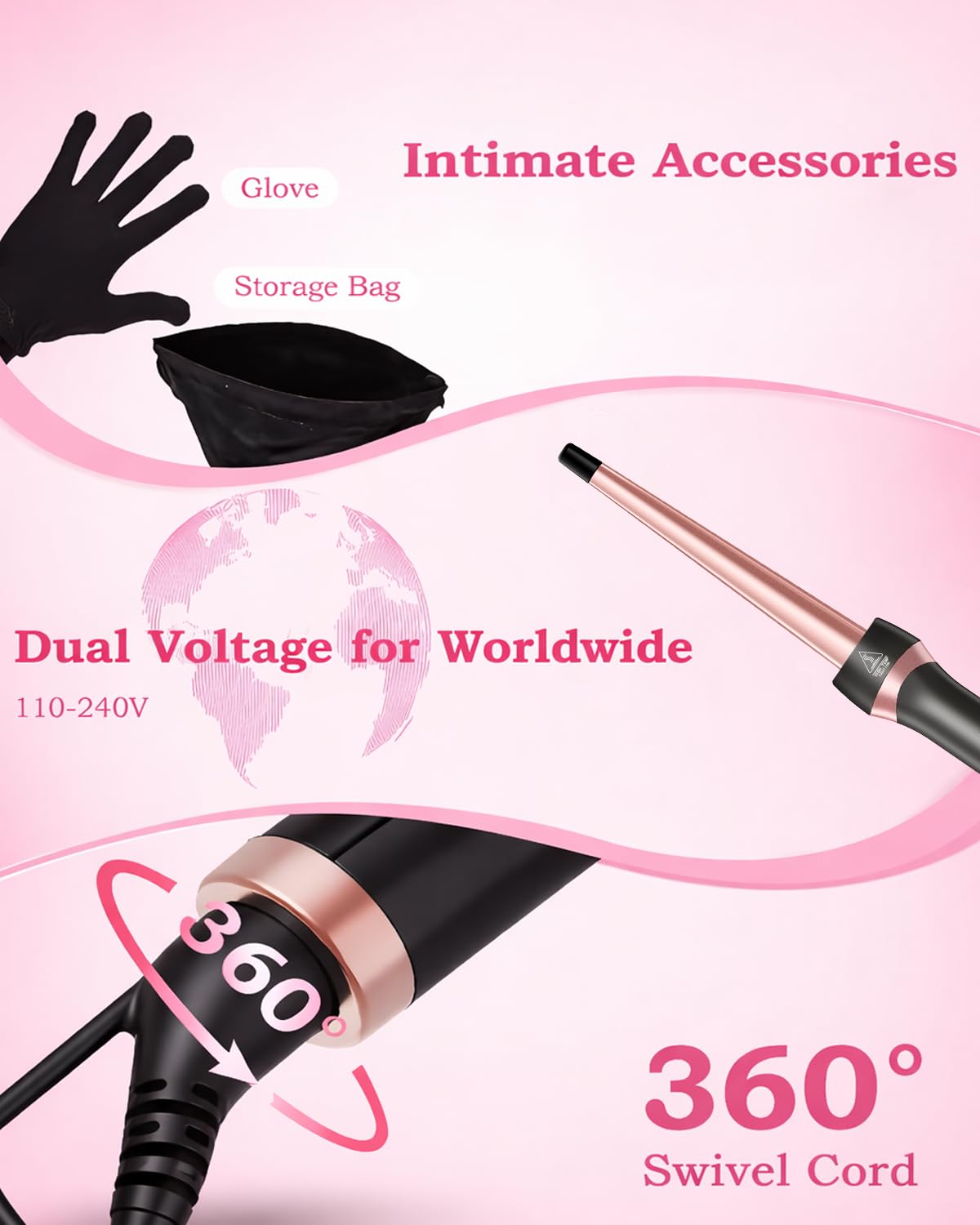 Aduarjo size comparison with hand demonstrating compact travel-friendly dimensions
