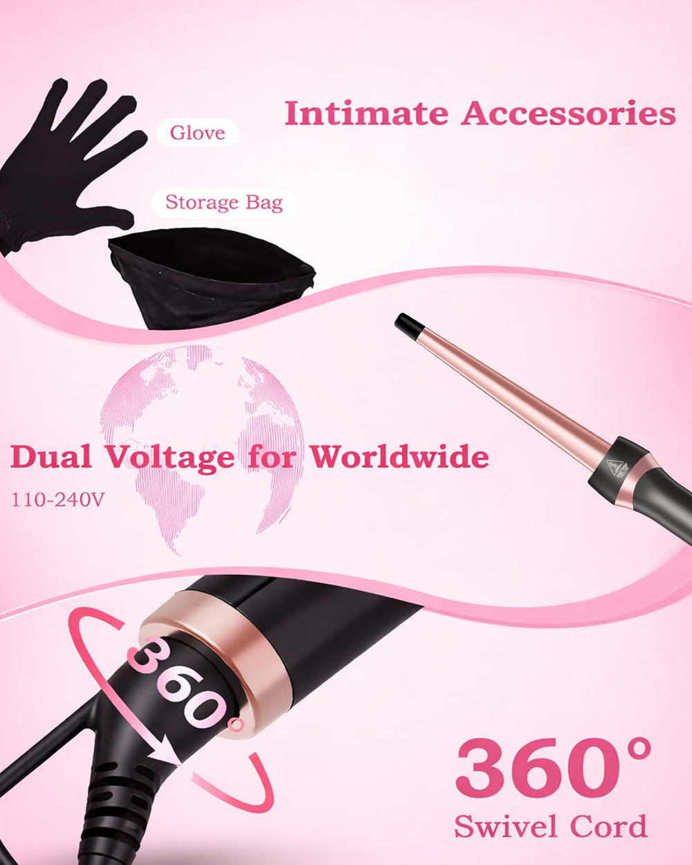 Aduarjo size comparison with hand demonstrating compact travel-friendly dimensions