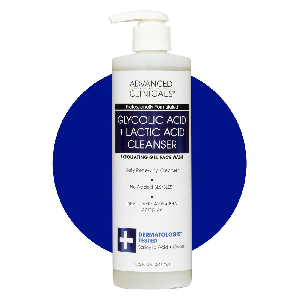 Advanced Clinicals front bottle showing product and clear benefits