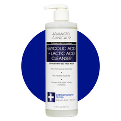 Advanced Clinicals front bottle showing product and clear benefits