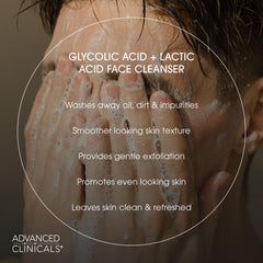 Advanced Clinicals gel texture closeup showing smooth gentle formula