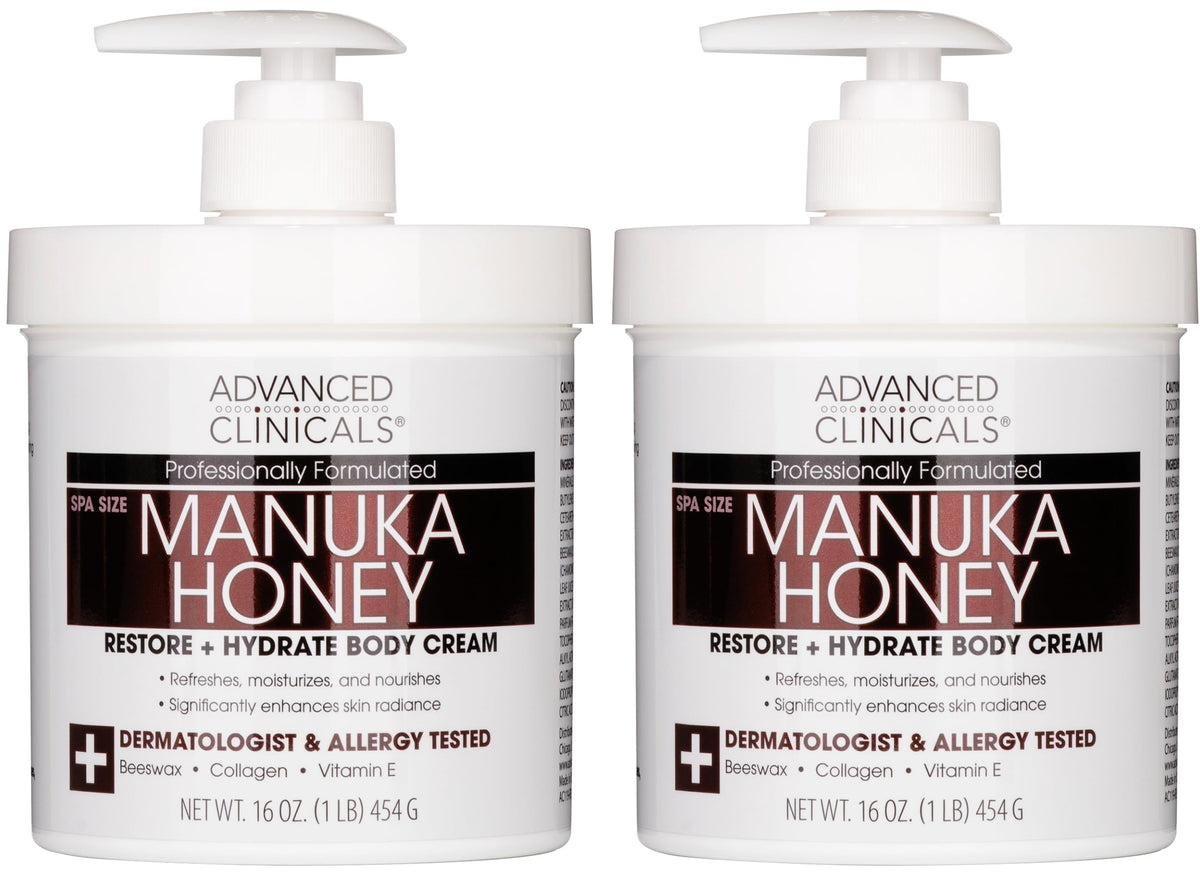 Advanced Clinicals jar front view showing product and soothing hydration