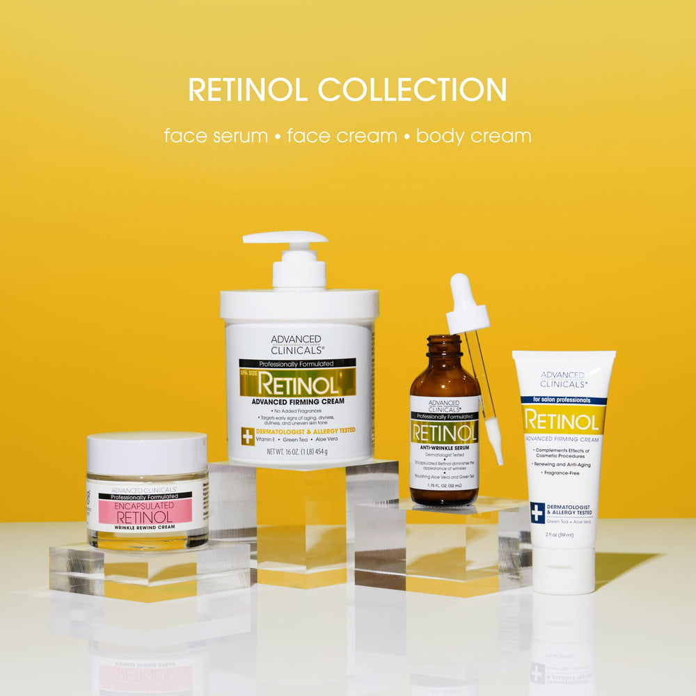 Advanced Clinicals treating neck and hands to show targeted anti-aging use