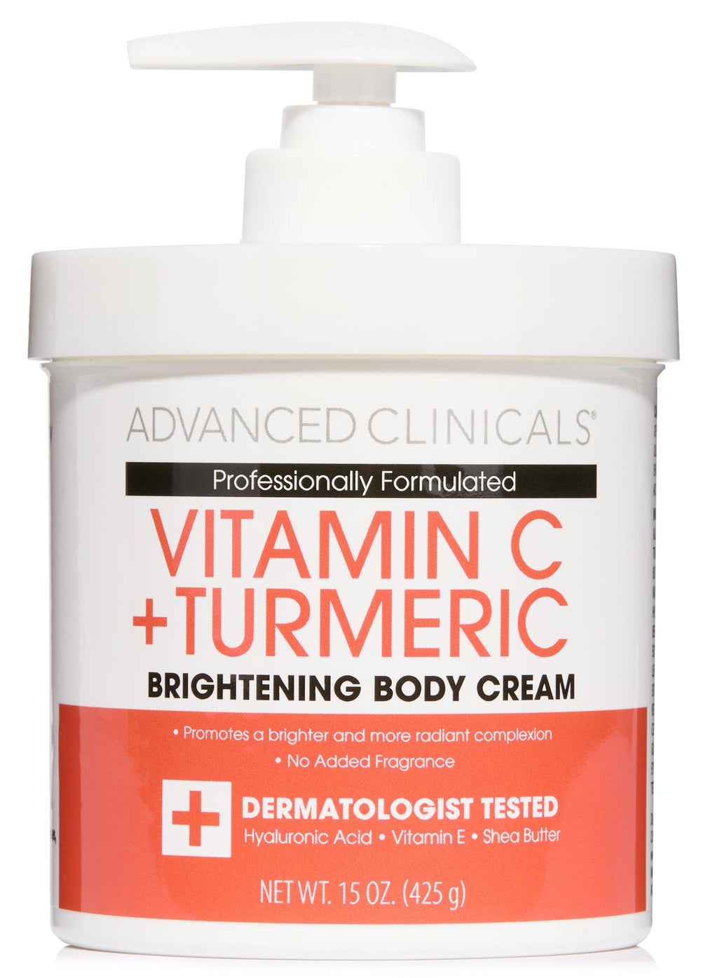 Advanced Clinicals front packaging showing 15oz tub and product benefits