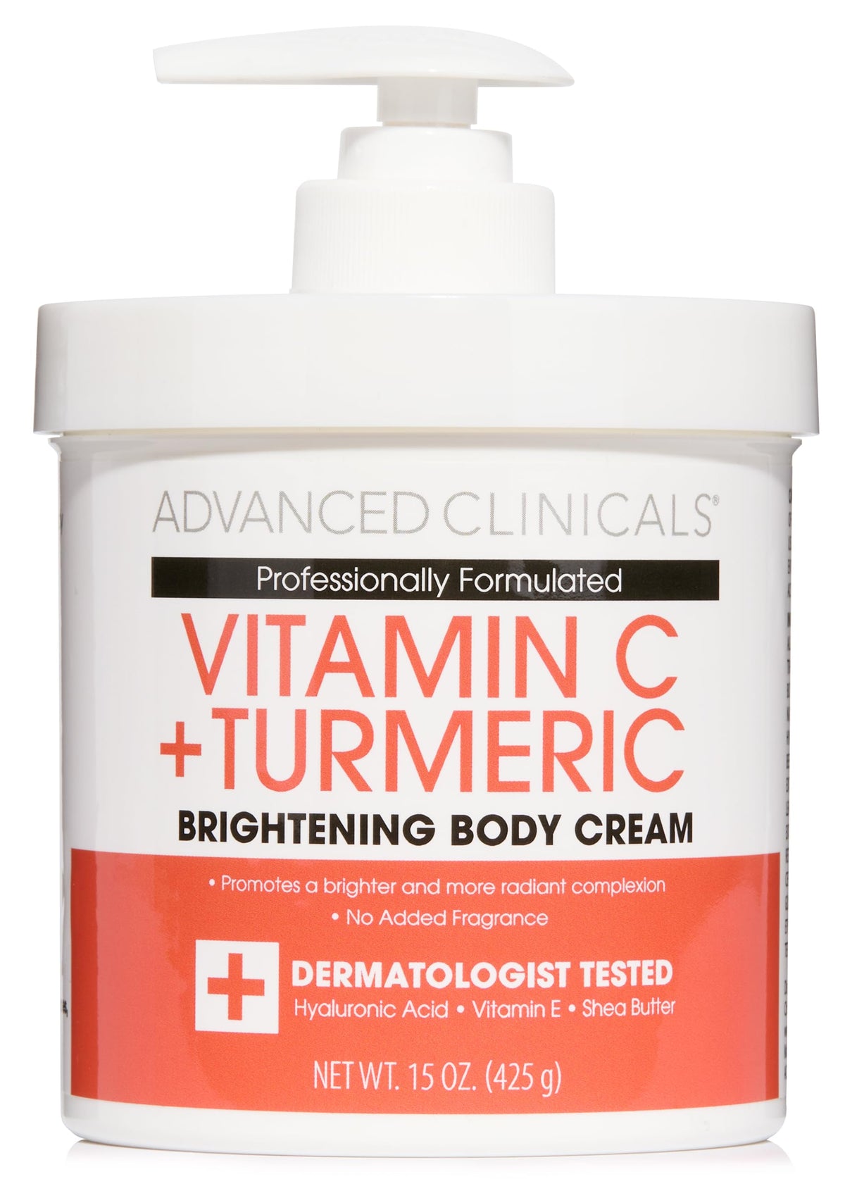 Advanced Clinicals front packaging showing 15oz tub and product benefits