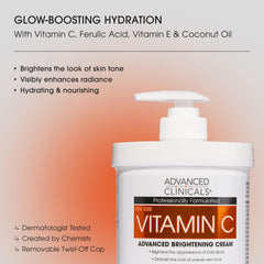 Advanced Clinicals cream texture close-up demonstrating smooth hydration