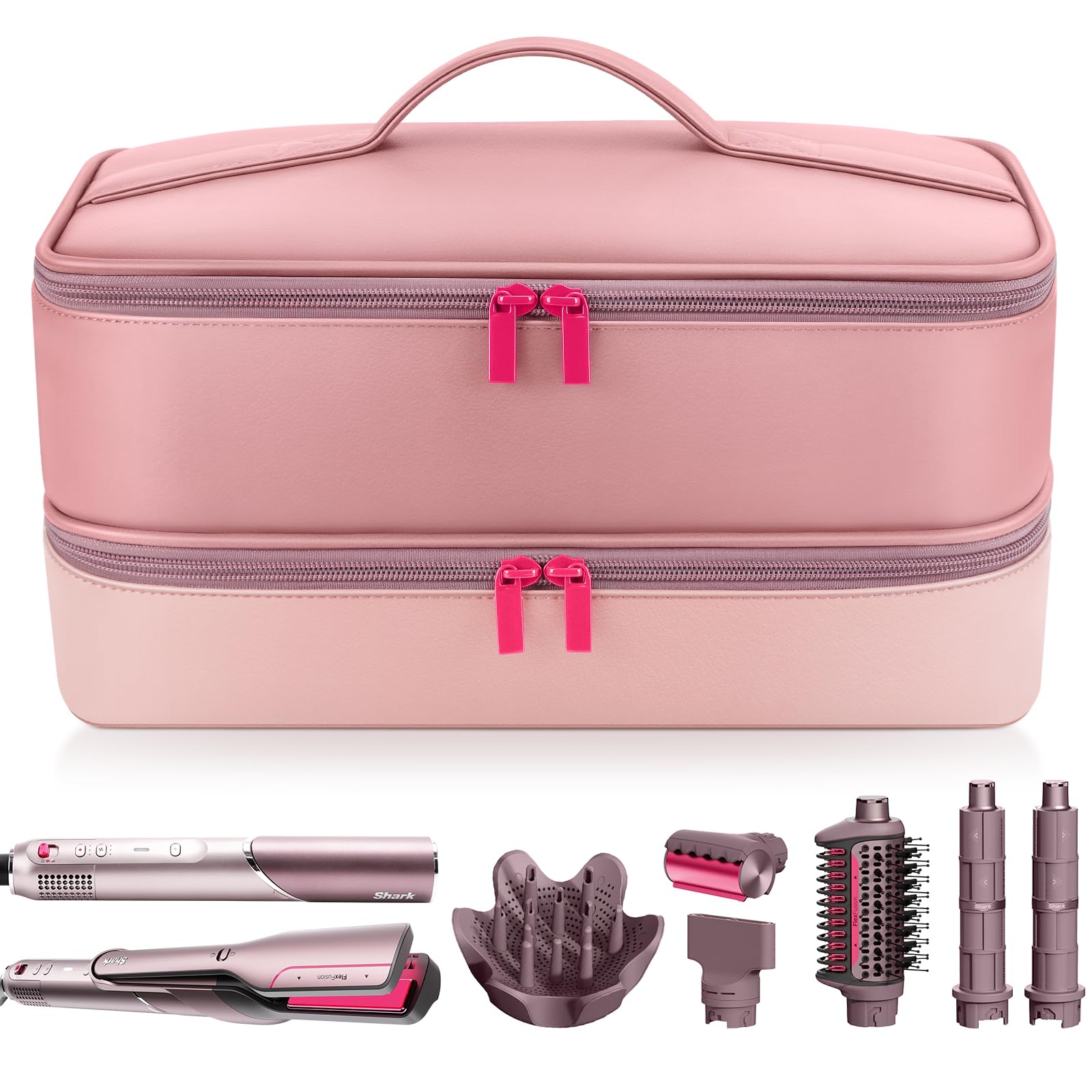 Adworte front view of case showing sleek look and organized protection