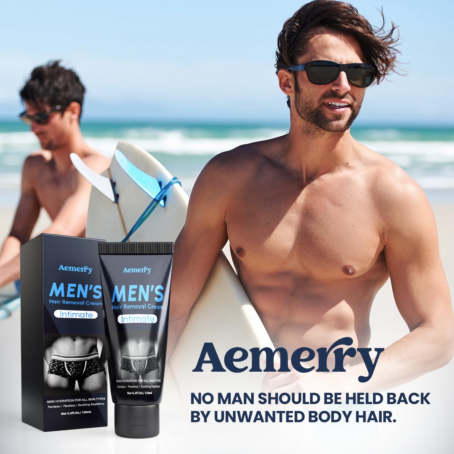 Aemerry two-tube pack layout emphasizing value and multiple-use benefit