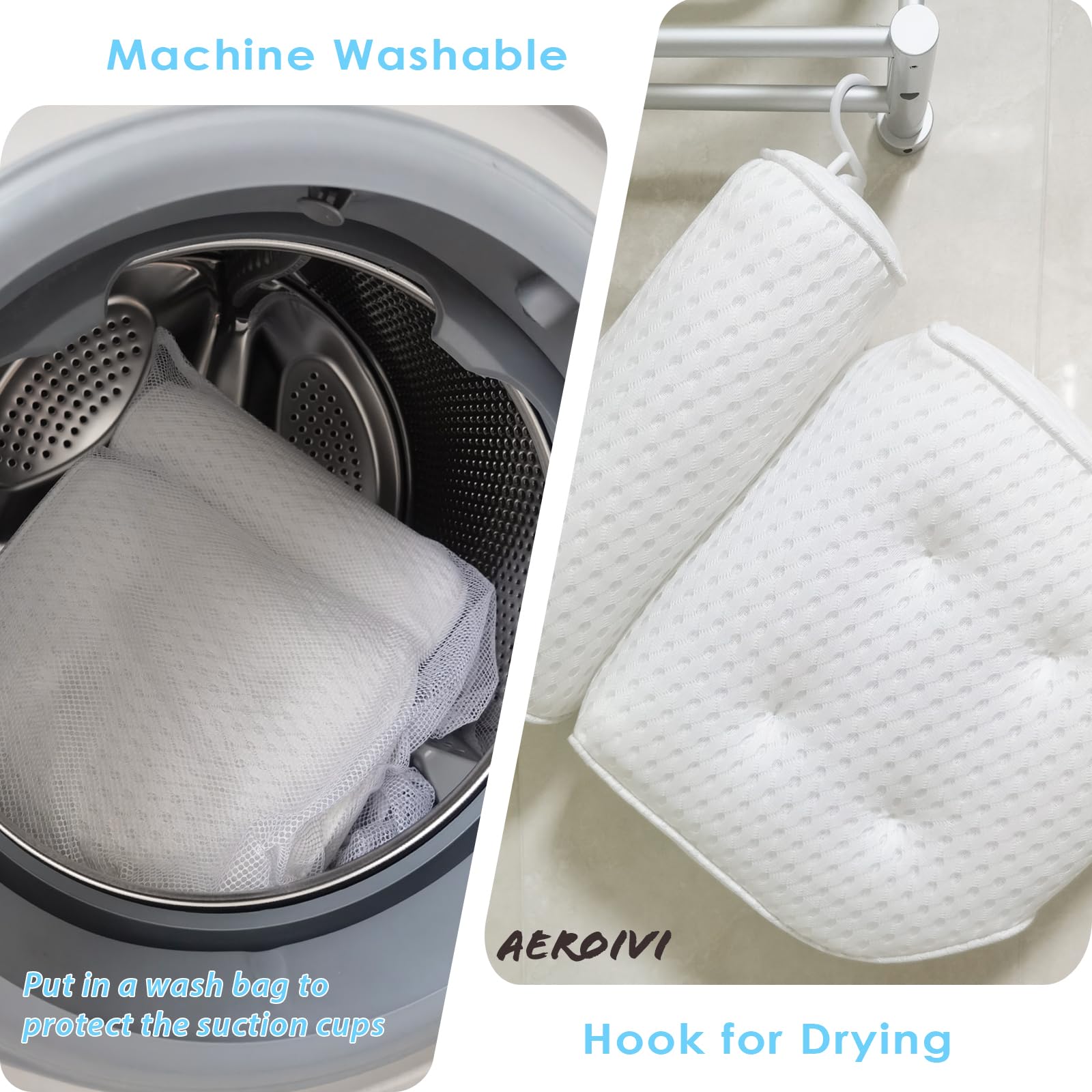 AEROiVi drying hook hung showing easy air-dry convenience