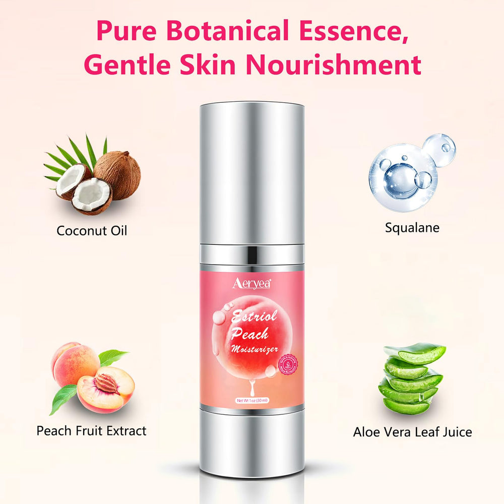 Aeryea ingredients label close-up showing plant-based formula and gentle benefit