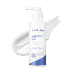 AESTURA front packaging of ATOBARRIER365 showing product benefits
