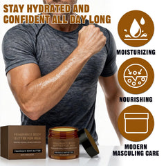 Afalin applied on chest demonstrating easy absorption and subtle fragrance