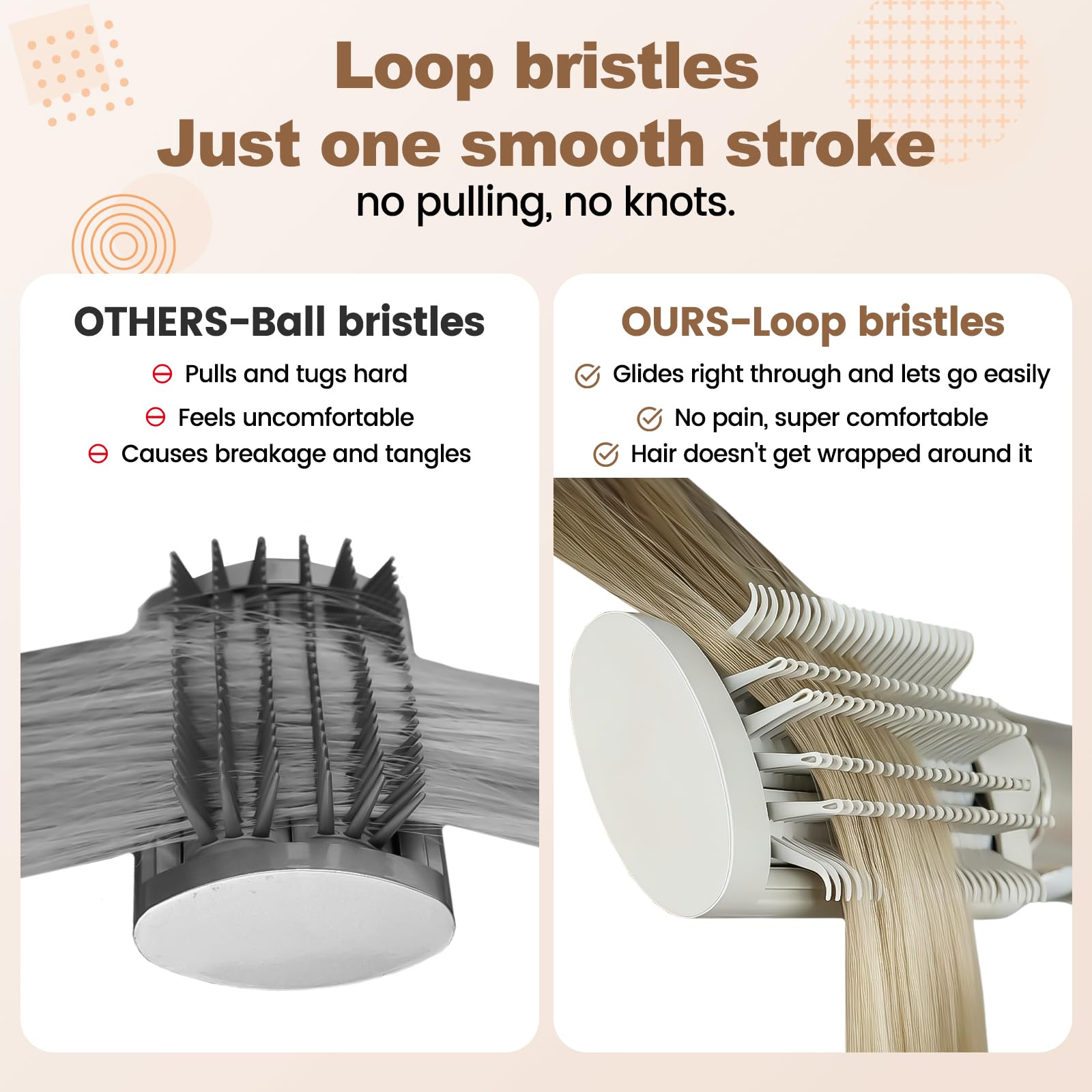 AFDD brush attached to Shark FlexStyle HD400 series demonstrating airflow styling