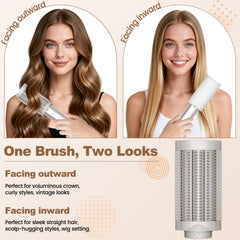 AFDD textured bristle detail that detangles gently while drying hair