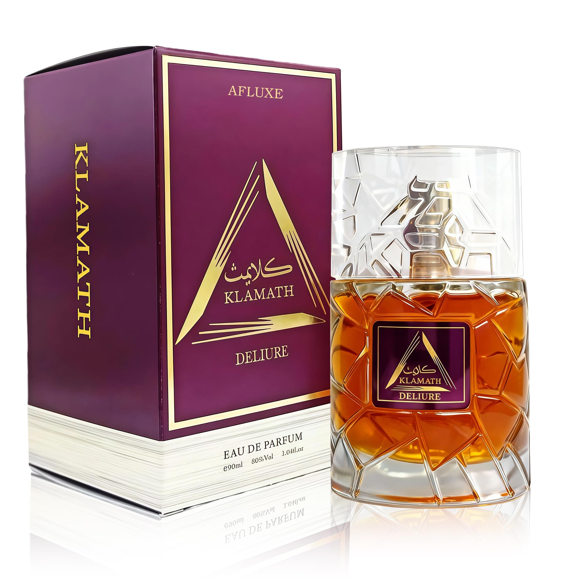 AFLUXE Klamath-Deliur front bottle showing sleek silhouette and refined appearance