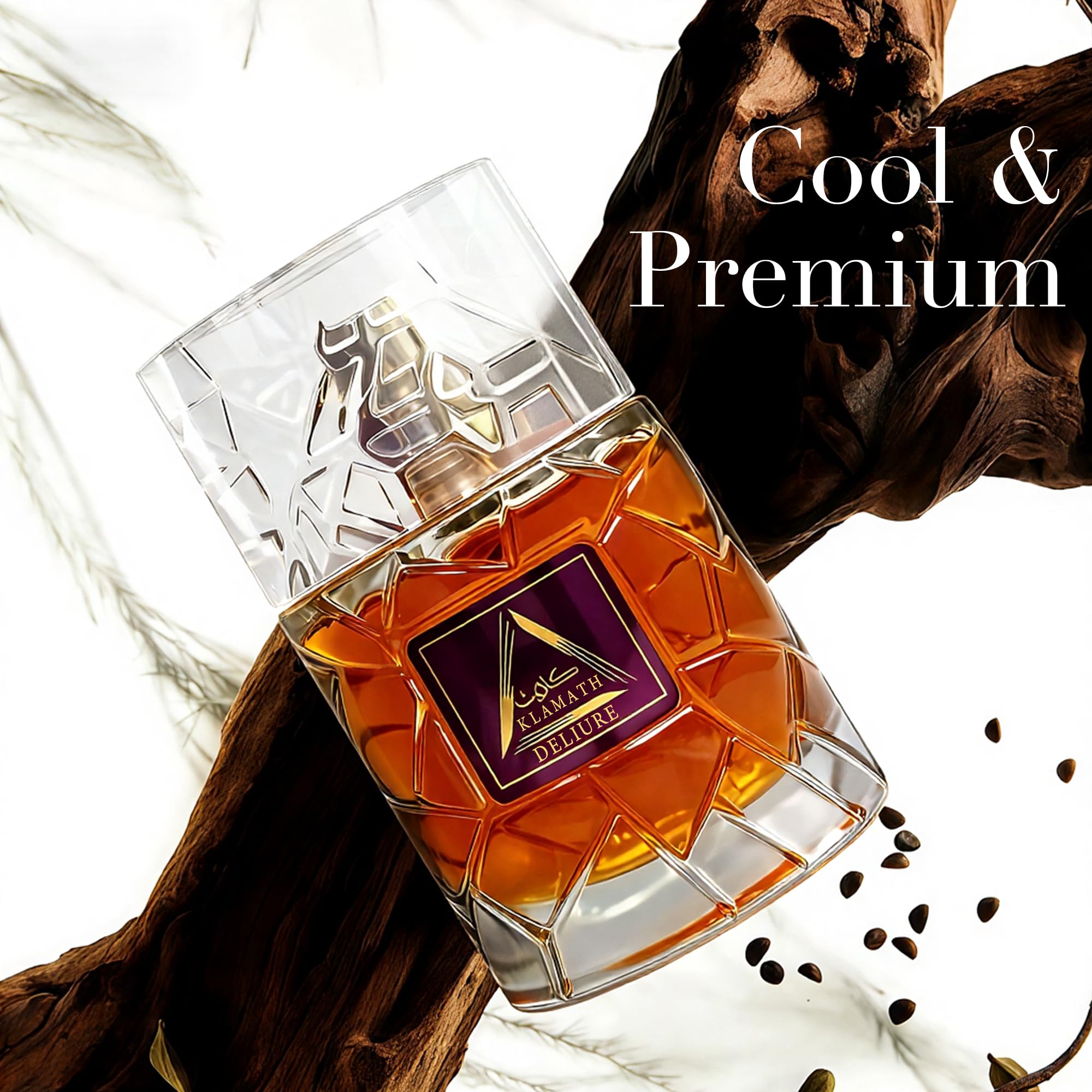 AFLUXE bottle on dresser in lifestyle setting conveying everyday elegance benefit