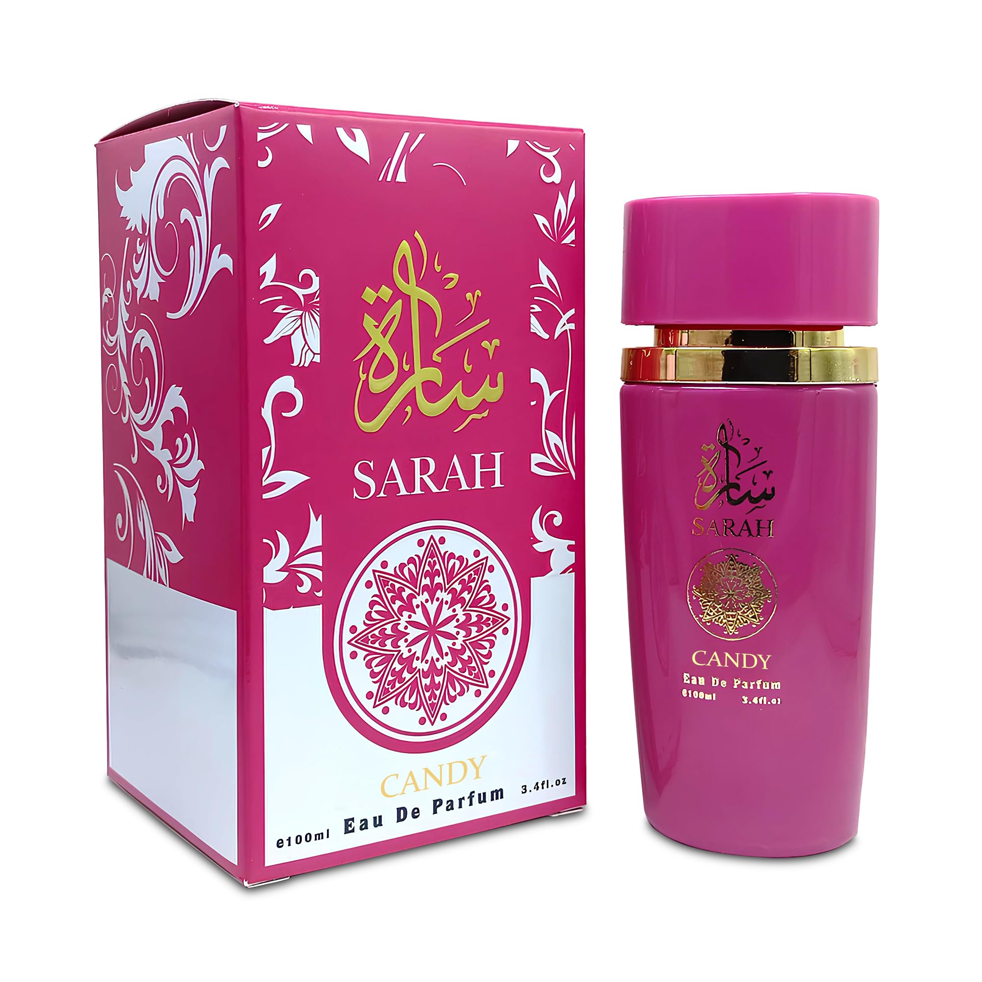 AFLUXE Sarah Candy front bottle view showing elegant design and size benefit