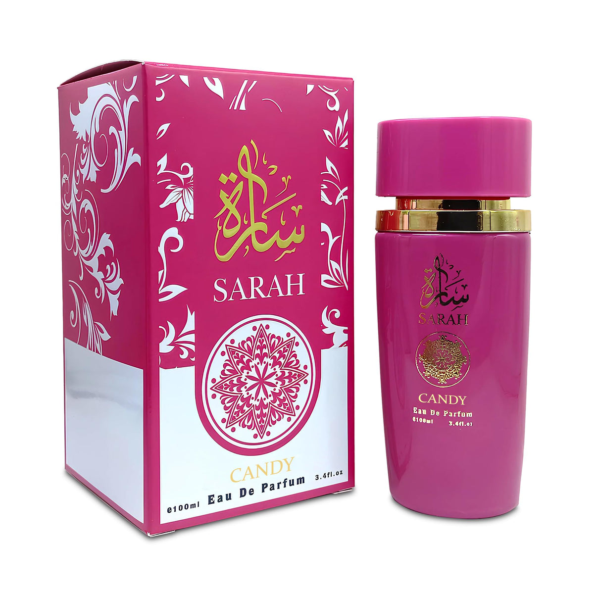 AFLUXE Sarah Candy front bottle view showing elegant design and size benefit