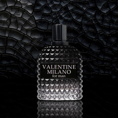 AFLUXE Valentine Milano bottle detail highlighting cap and label for refined presentation