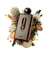 Afnan 9 PM Rebel bottle front showing elegant design and clear labeling benefit