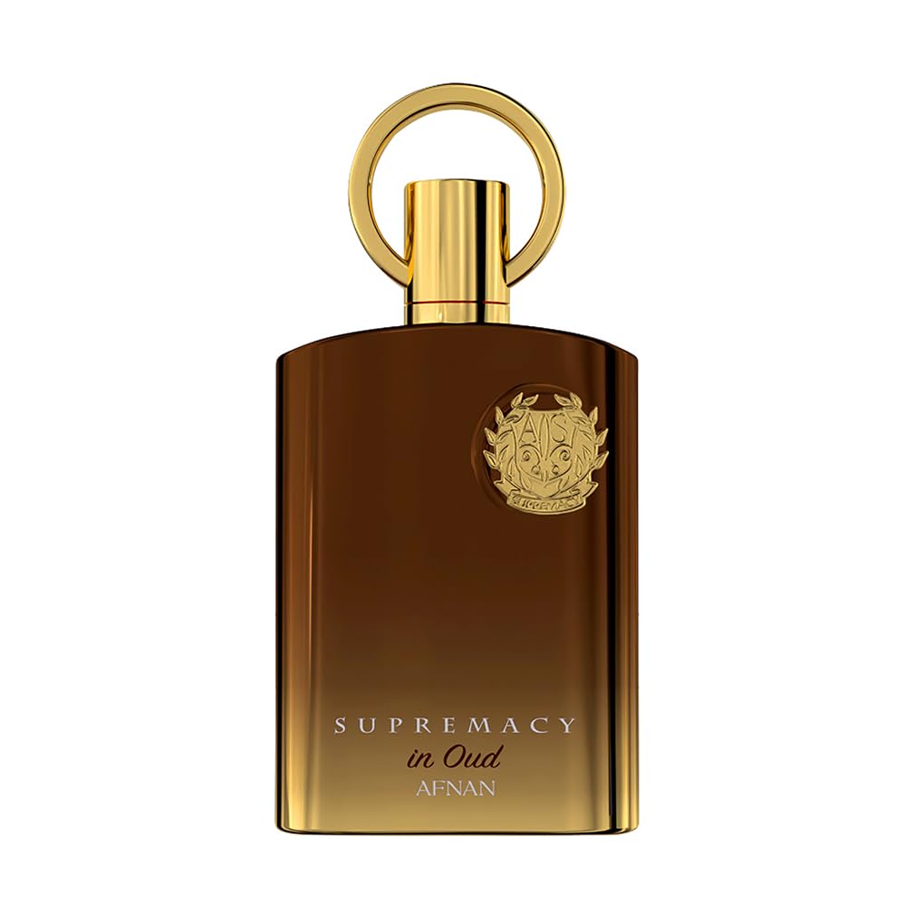 Afnan bottle front showing elegant design and luxurious presence