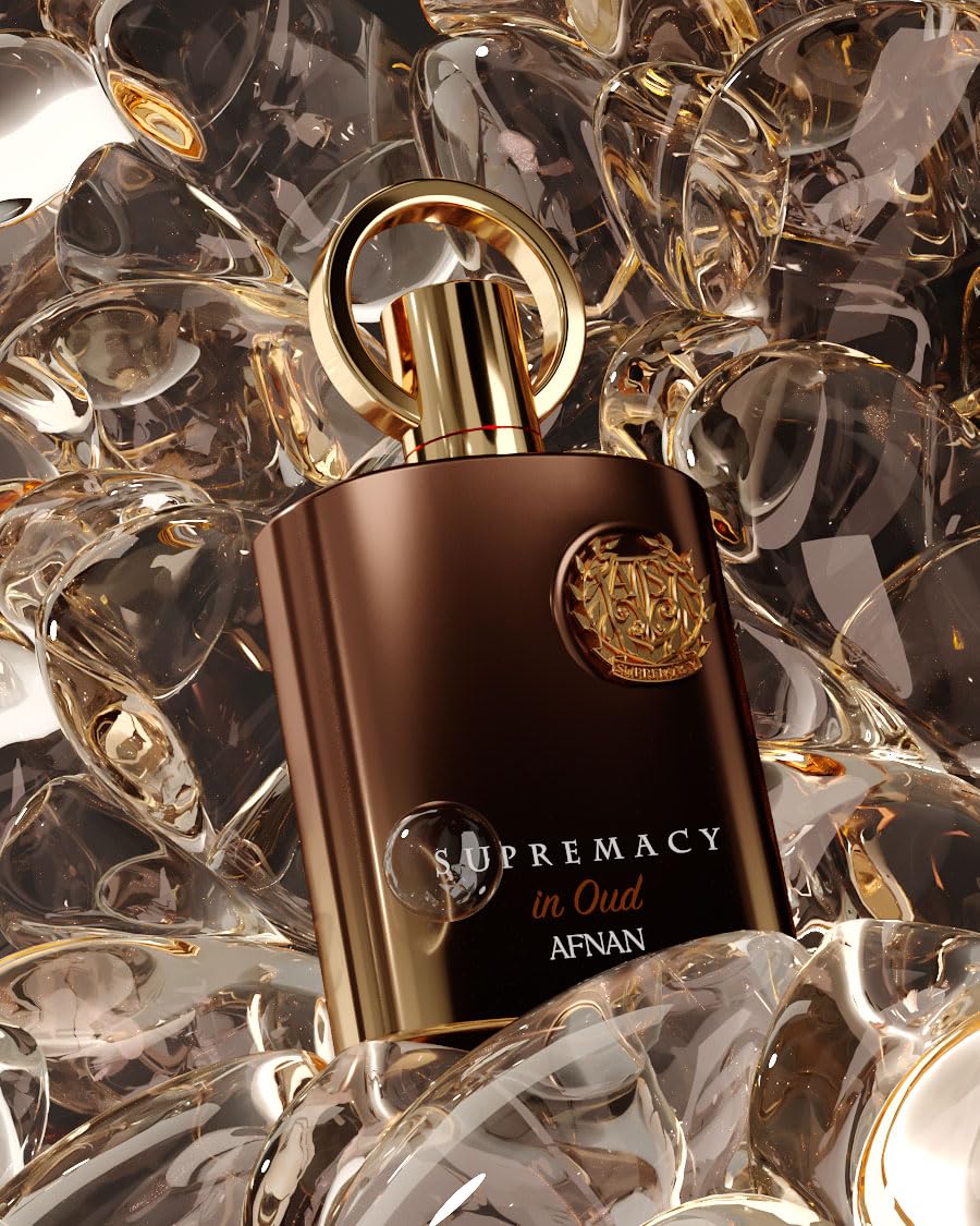 Afnan fragrance poured into a glass showing liquid color and texture