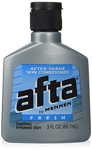 Afta bottle front packaging showing label and fresh scent benefit
