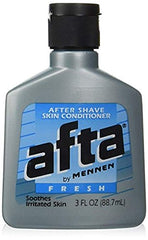 Afta bottle front packaging showing label and fresh scent benefit