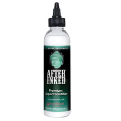 After Inked front packaging showing SafeSorb powder and quick cleanup benefit