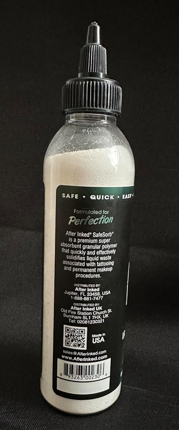 After Inked product label and directions showing clear dosing and safe use