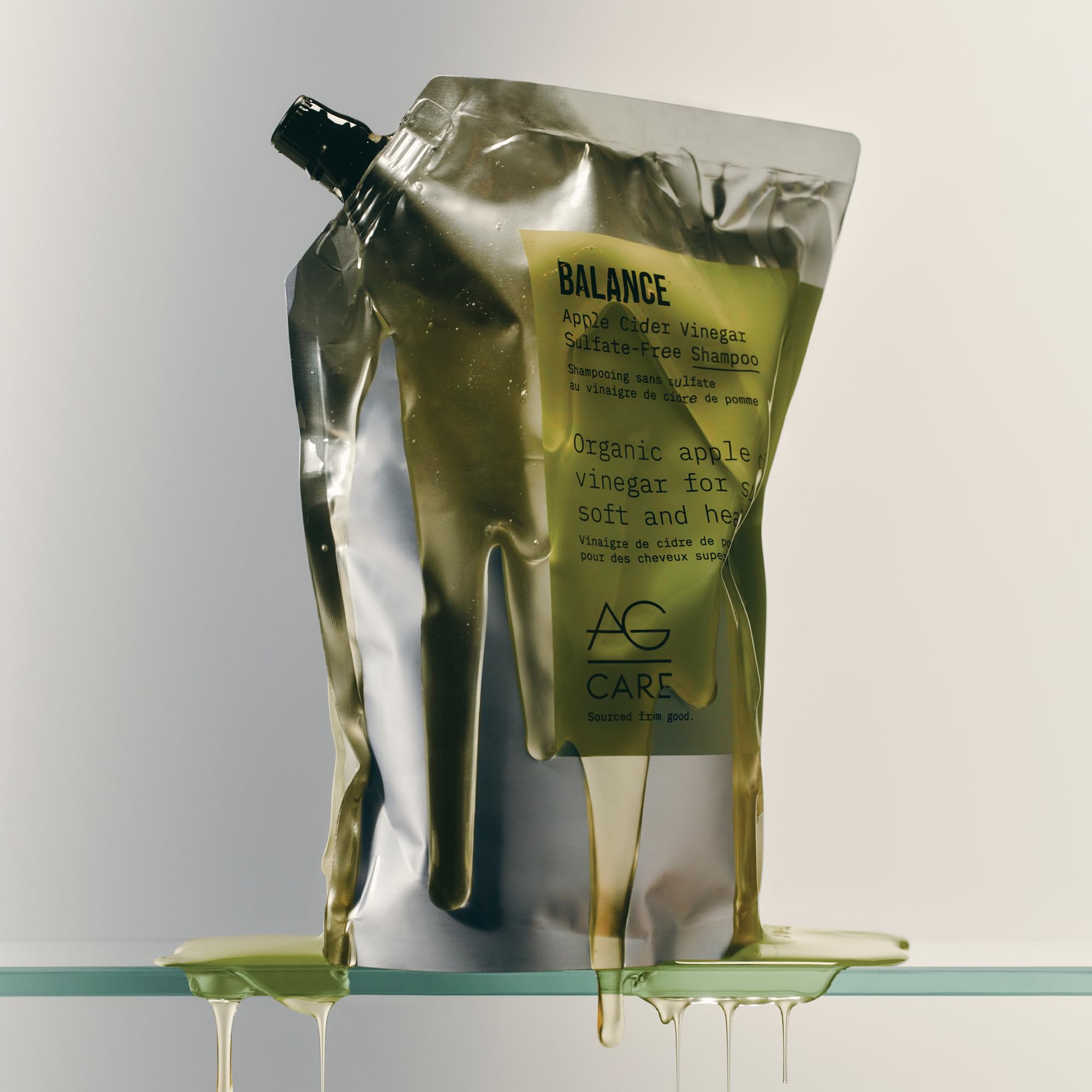AG Care rich foam demonstrating effective cleansing and softness