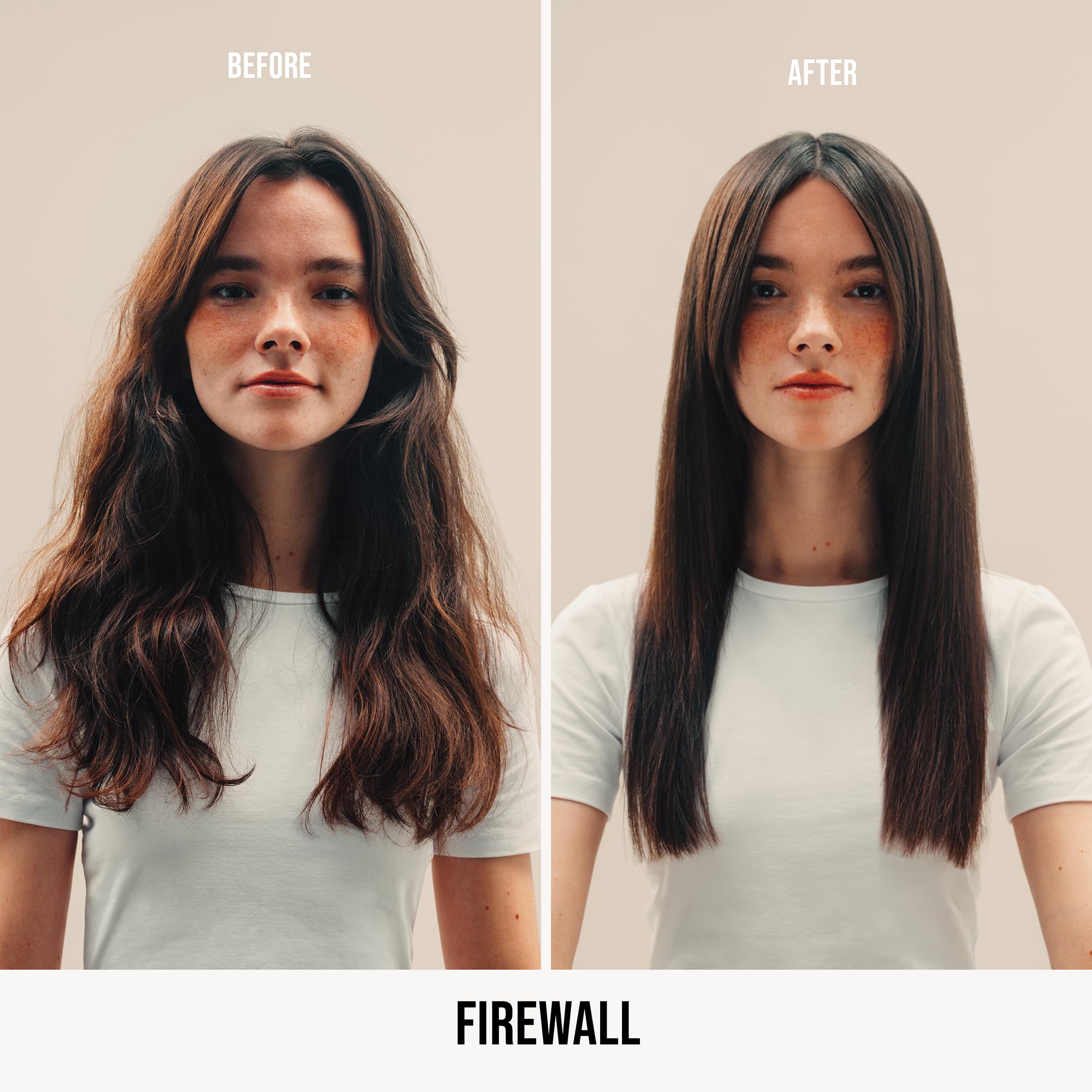 AG Care Firewall with argan oil drop highlighting nourishing shine