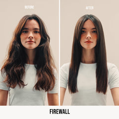 AG Care Firewall with argan oil drop highlighting nourishing shine