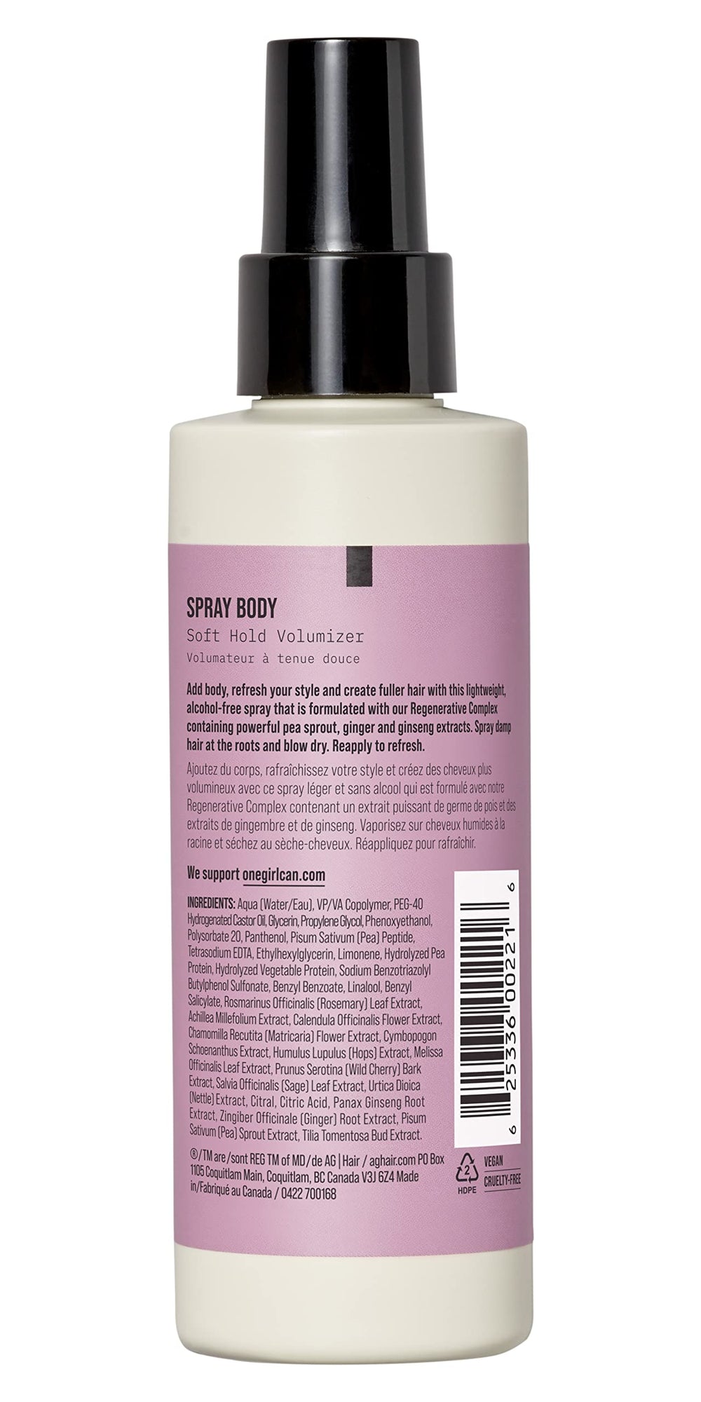 AG Care nozzle close-up demonstrating easy mist and precise application benefit
